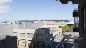 a view from the balcony of a building at Departamento Centro Concepción in Concepción