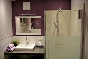 Koupelna v ubytování Alpine Appartement + 26 fotografií