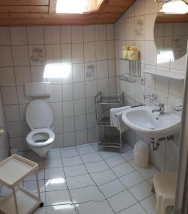 Koupelna v ubytování Apartmenthaus Immler