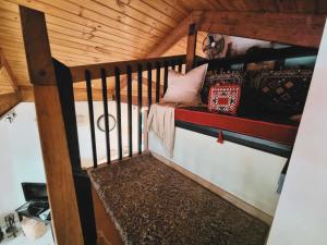 a room with a bunk bed with pillows on it at Intermission in Queenscliff