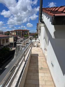 a walkway on the side of a building at Hotel Alex in Florence