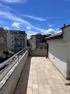 a balcony with a view of the city at Hotel Alex in Florence