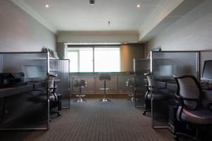 Istumisnurk majutusasutuses Santos Hotel