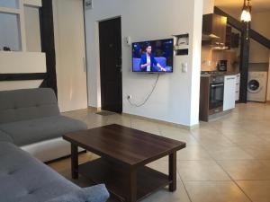 TV a/nebo společenská místnost v ubytování Livezii Residence