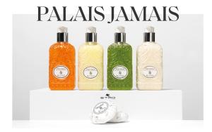 a group of four perfume bottles on a shelf at VILLA MARRONE - Relais - in Marsala