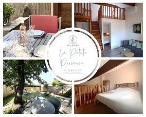 a collage of photos with a picture of a house at La Petite Provence in Tourrettes