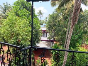 a view from the balcony of a house at Ira Wanderlust Homes & Tours in Trichūr