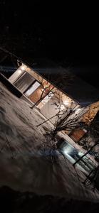 a room with a window in the ceiling of a building at Udahni prirodu - Panorama in Raška +8 photos