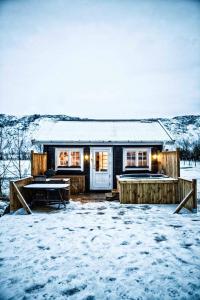 Akurgerði Guesthouse 2 - Country Life Style v zimě