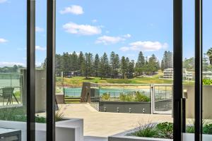 a view from the balcony of a house at Kove Apartment - G02 in Kiama