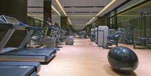 Fitness centrum a/nebo fitness zařízení v ubytování Wanda Vista Kunming