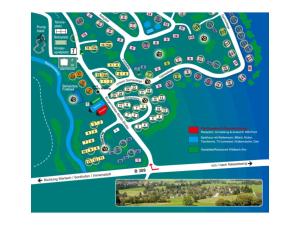 a detailed map of the resort at Ferienhaus im Feriendorf Reichenbach B13a in Nesselwang