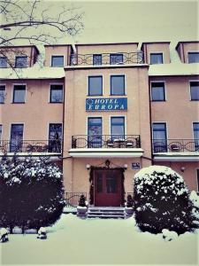 Budynek, w którym mieści się hotel