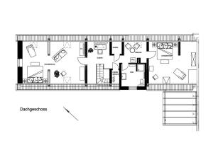 a floor plan of a house at Ferienhaus Pathe in Neuendorf bei Wendisch Buchholz +40 photos