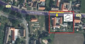a site map of a house in a suburb at SeeNest Lieske in Lieske