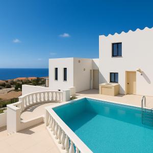 Басейн в Korifi Suites - JR Villas Adults Only або поблизу