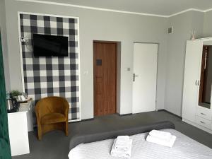 TV tai viihdekeskus majoituspaikassa Camping Bystry