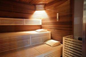 Postel nebo postele na pokoji v ubytování Hotel Delle Alpi