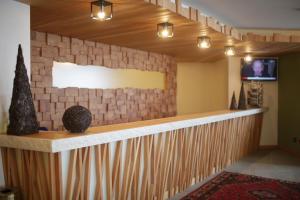TV a/nebo společenská místnost v ubytování Hotel Delle Alpi