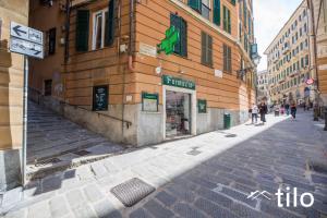 a street in a city with a building at City center 4’|Studio|wifi|By tilo in Genoa