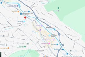 a map of the city of dubrovnik with its landmarks at Spacious 5BR - Heart of Galashiels -Group Friendly in Galashiels