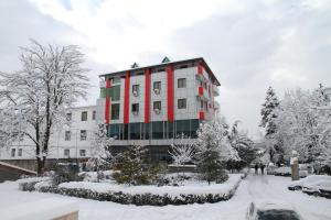 L'établissement Hotel Piazza en hiver