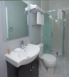 Koupelna v ubytování Wasaga Riverdocks Hotel Suites