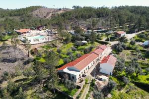 an aerial view of a house on a hill at Private Wellness Boa Vista in Vale da Certa