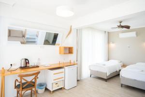Postel nebo postele na pokoji v ubytování Hideaway