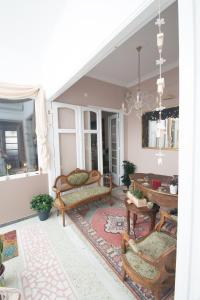 Posezení v ubytování Apartment Corinth