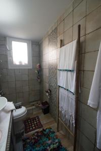 Koupelna v ubytování Apartment Corinth