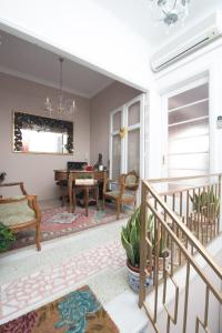 Posezení v ubytování Apartment Corinth