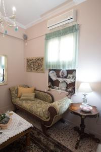 Posezení v ubytování Apartment Corinth