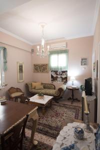Posezení v ubytování Apartment Corinth