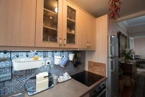 Kuchyň nebo kuchyňský kout v ubytování Apartment Corinth