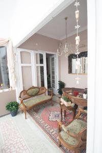 Posezení v ubytování Apartment Corinth