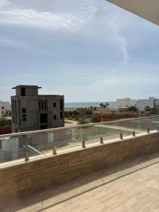 a view from the roof of a building at Appartement vue mer 200m in Rejiche