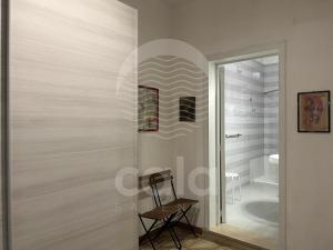 a glass door leading to a bathroom with a shower at Casa Estela By Cala Salento in Porto Cesareo +59 photos