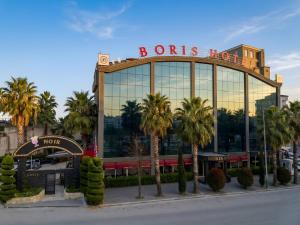 a building with a sign that reads boobs hotel at Boris Hotel Istanbul Beylikduzu in Beylikduzu +32 photos