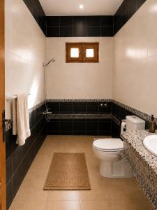 a bathroom with a toilet and a sink at Modern Villa in Dahab in Dahab +13 photos