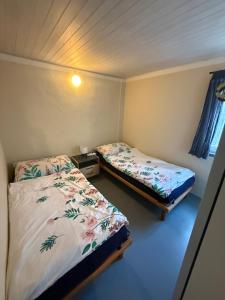 a room with two beds in a room at La Pergola in Avegno