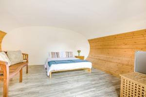 a bedroom with a bed and a tv at 1 Bed in Bude oc-s34847 in Bude +8 photos
