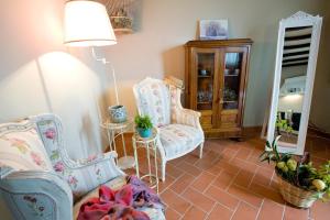 Гостиная зона в Agriturismo Petrognano