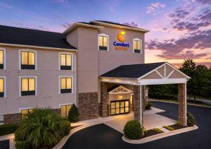 a rendering of a hotel building with a gazebo at Comfort Suites Augusta Riverwatch in Augusta