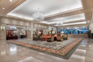 a lobby of a hotel with a living room at Omni Shoreham Hotel Washington DC in Washington, D.C. +155 photos