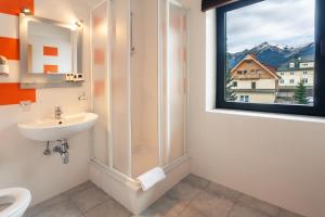 Ένα μπάνιο στο Residence AlpenHeart