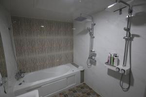 Koupelna v ubytování Inca Motel