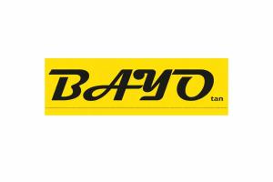 a yellow sign with the word batto on it at BAYO HOTEl in Cap-Haïtien