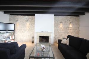 Χώρος καθιστικού στο Villa Marabbecca