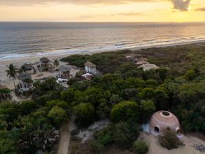 an aerial view of a resort on the beach at Casa Sal by Tasman in Puerto Escondido +163 photos